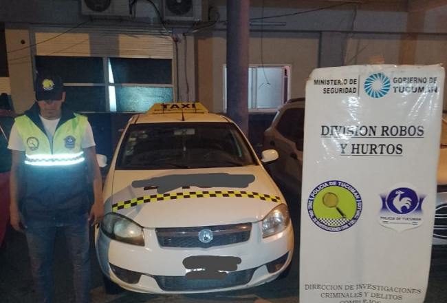 Tucum N Noticias Agencia De Noticias Secuestran Un Taxi Usado Por